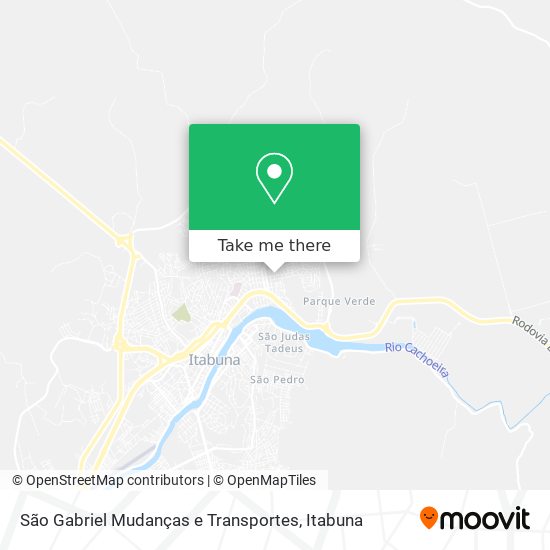 Mapa São Gabriel Mudanças e Transportes