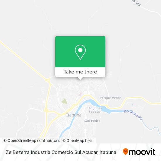 Ze Bezerra Industria Comercio Sul Acucar map