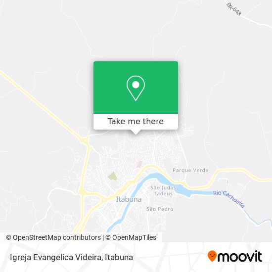 Igreja Evangelica Videira map