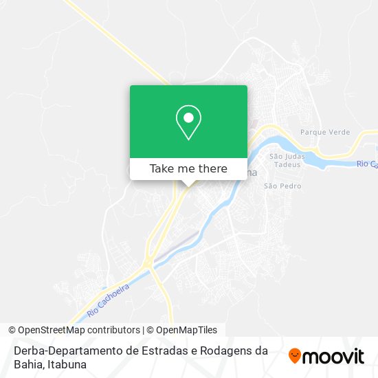 Mapa Derba-Departamento de Estradas e Rodagens da Bahia