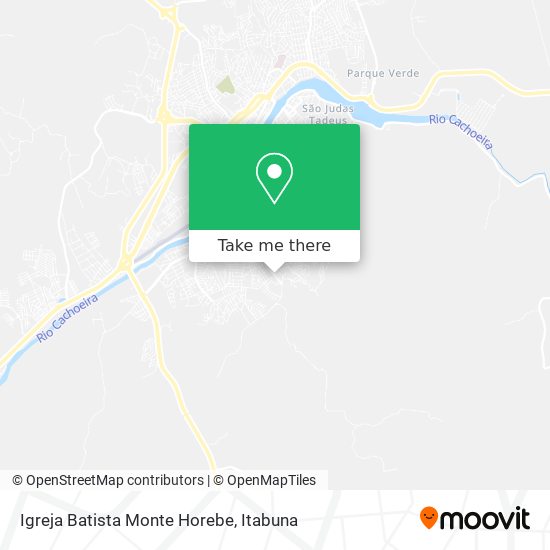 Mapa Igreja Batista Monte Horebe