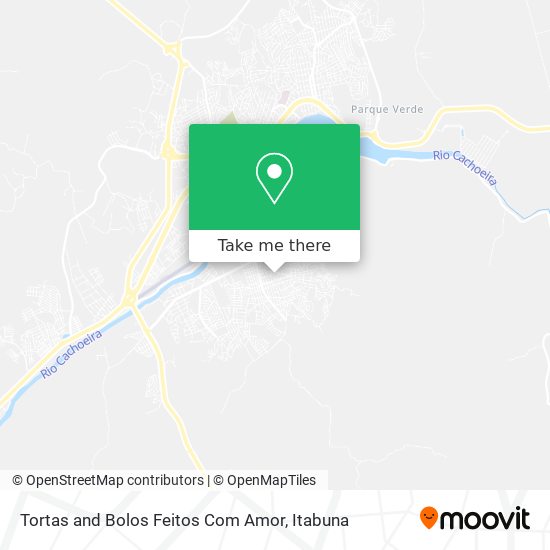 Tortas and Bolos Feitos Com Amor map