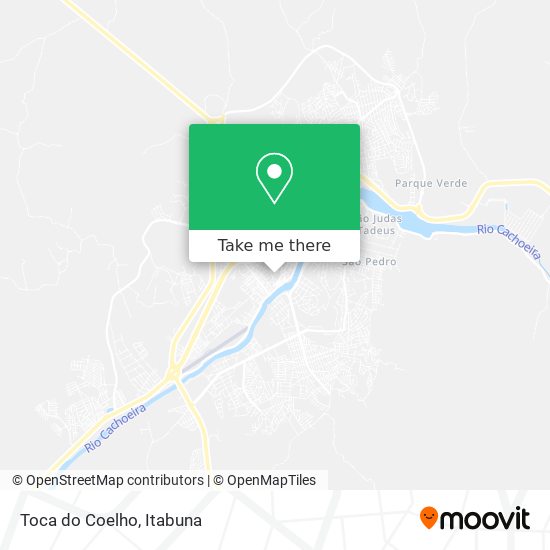 Toca do Coelho map