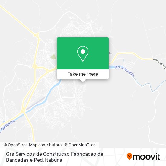 Mapa Grs Servicos de Construcao Fabricacao de Bancadas e Ped