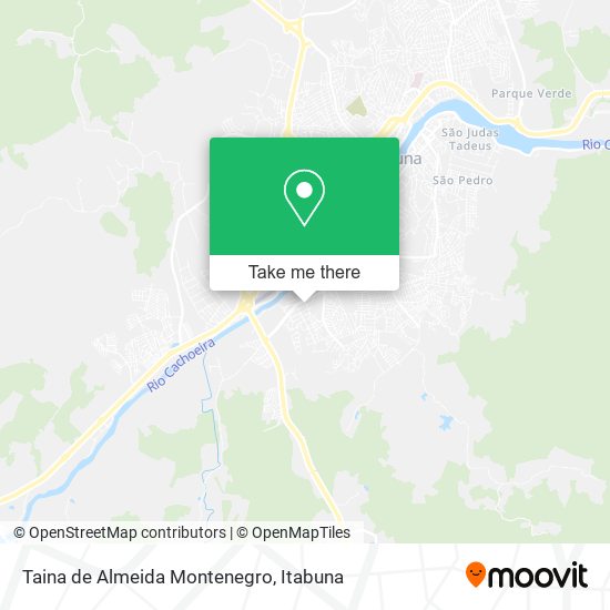 Taina de Almeida Montenegro map