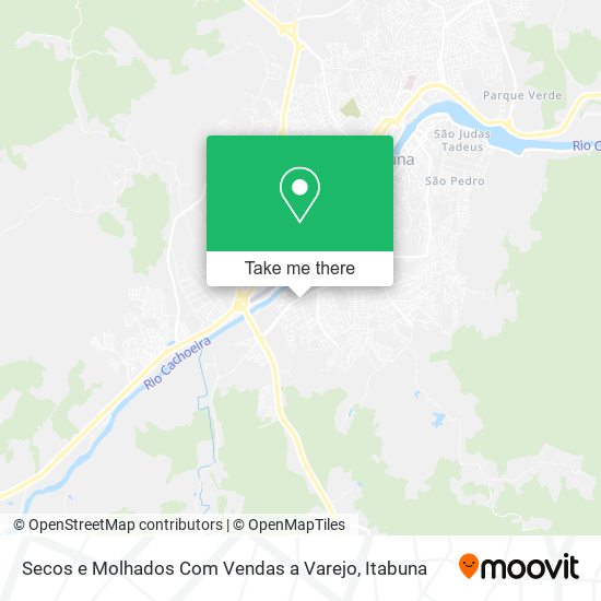 Secos e Molhados Com Vendas a Varejo map