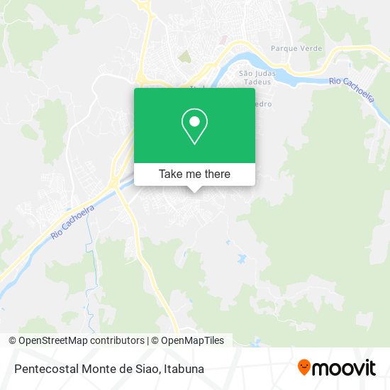 Pentecostal Monte de Siao map