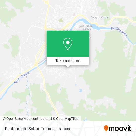 Mapa Restaurante Sabor Tropical