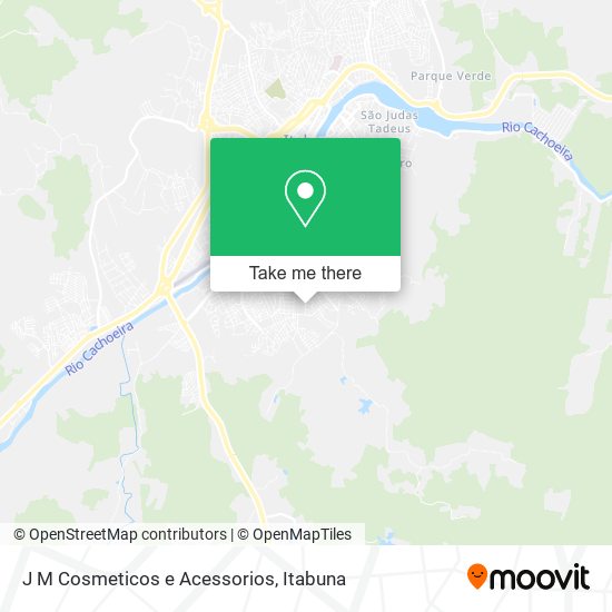 J M Cosmeticos e Acessorios map