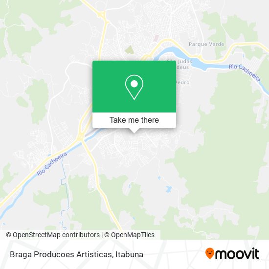 Mapa Braga Producoes Artisticas