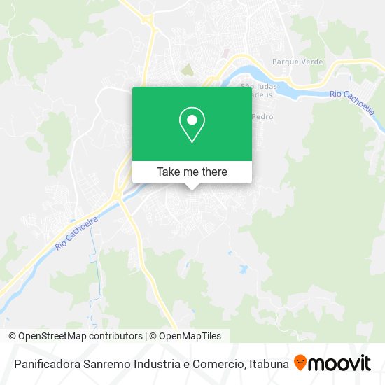 Panificadora Sanremo Industria e Comercio map