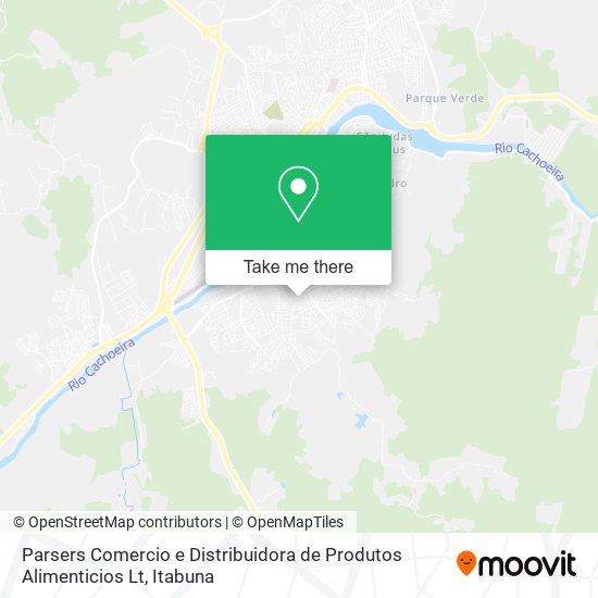 Parsers Comercio e Distribuidora de Produtos Alimenticios Lt map