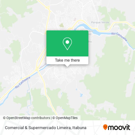 Mapa Comercial & Supermercado Limeira