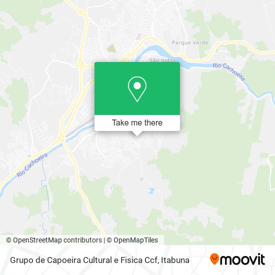 Mapa Grupo de Capoeira Cultural e Fisica Ccf