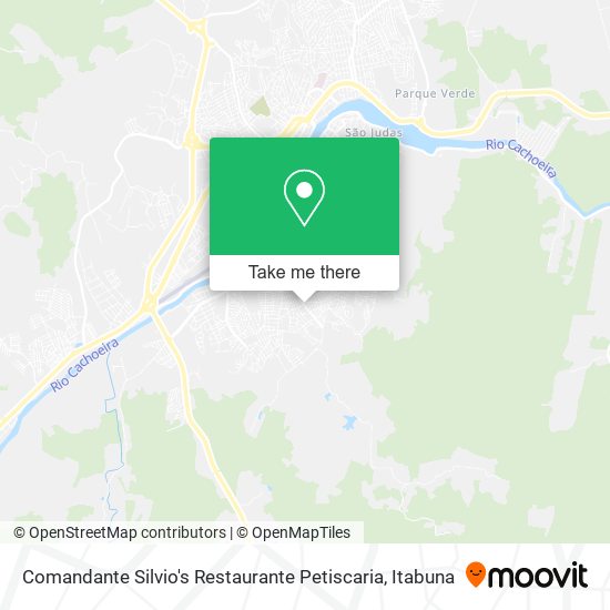 Mapa Comandante Silvio's Restaurante Petiscaria