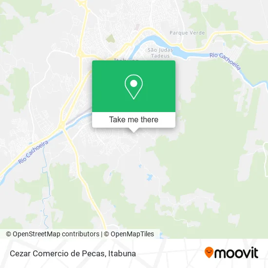 Cezar Comercio de Pecas map