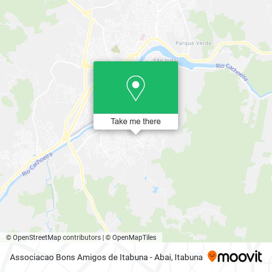 Mapa Associacao Bons Amigos de Itabuna - Abai