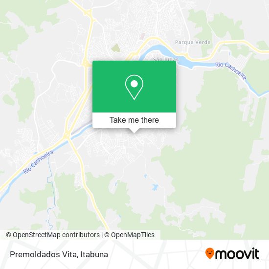 Premoldados Vita map