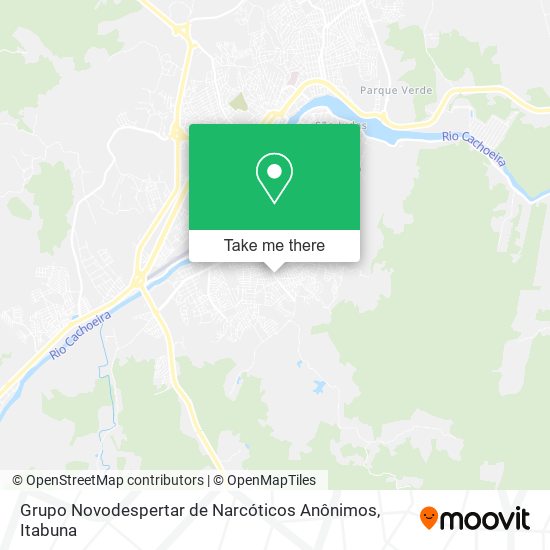 Grupo Novodespertar de Narcóticos Anônimos map