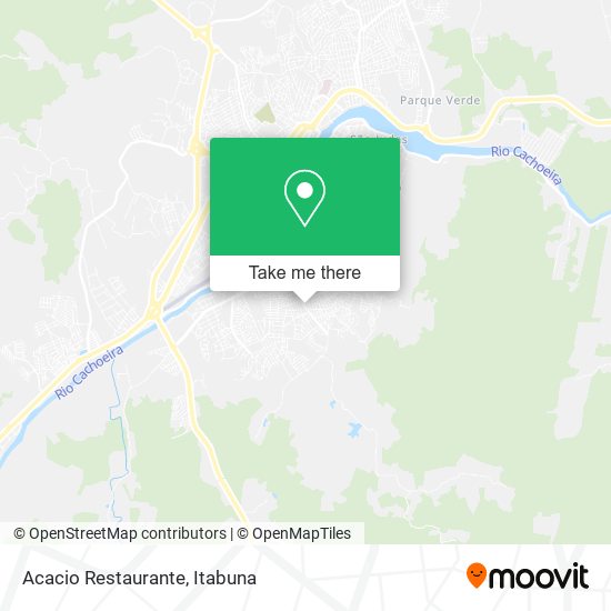 Mapa Acacio Restaurante