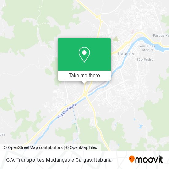 G.V. Transportes Mudanças e Cargas map