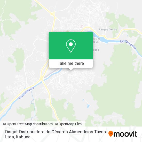 Mapa Disgat-Distribuidora de Gêneros Alimentícios Távora Ltda