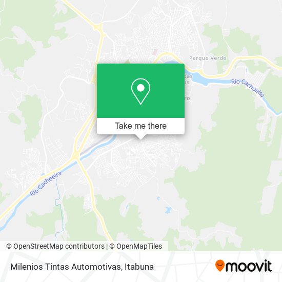 Milenios Tintas Automotivas map