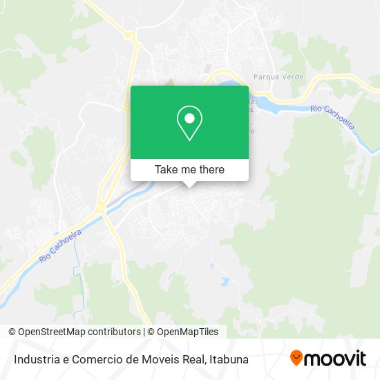 Industria e Comercio de Moveis Real map