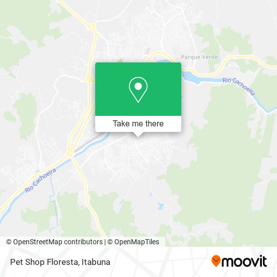 Pet Shop Floresta map