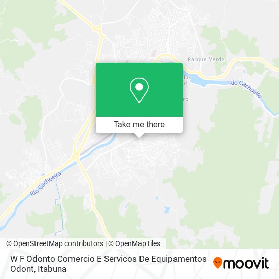 W F Odonto Comercio E Servicos De Equipamentos Odont map