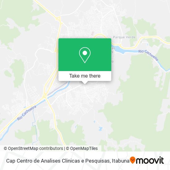 Cap Centro de Analises Clinicas e Pesquisas map