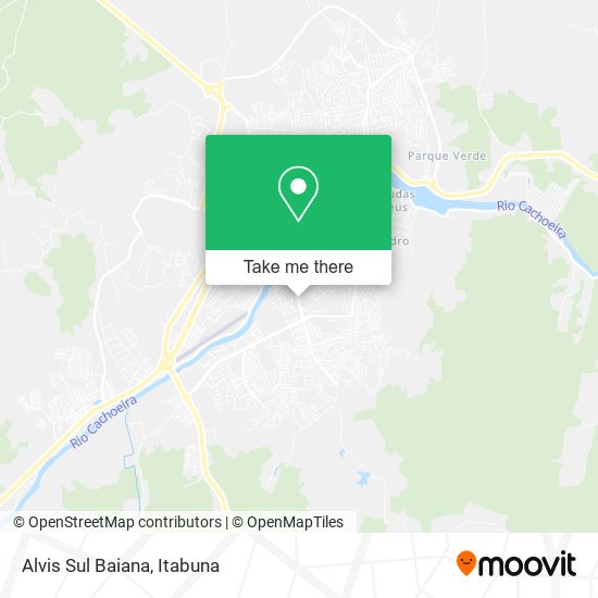 Alvis Sul Baiana map