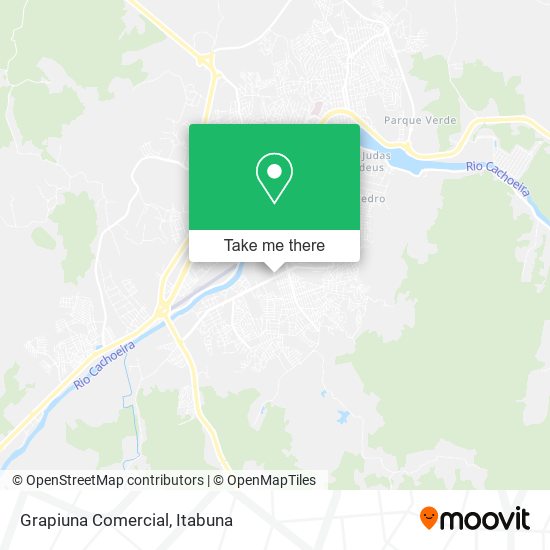 Grapiuna Comercial map