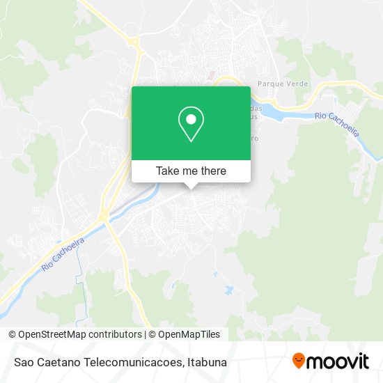 Sao Caetano Telecomunicacoes map