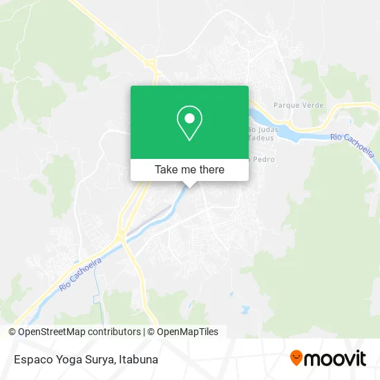 Espaco Yoga Surya map