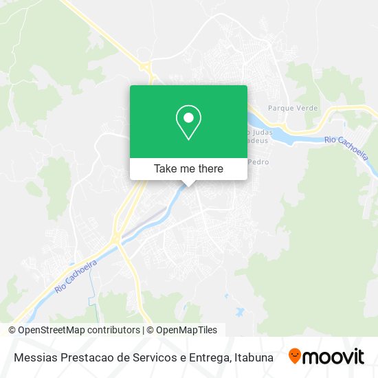 Messias Prestacao de Servicos e Entrega map