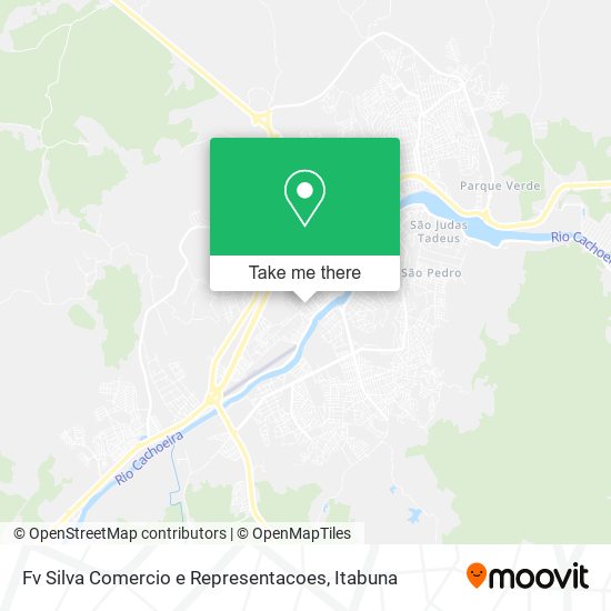 Mapa Fv Silva Comercio e Representacoes