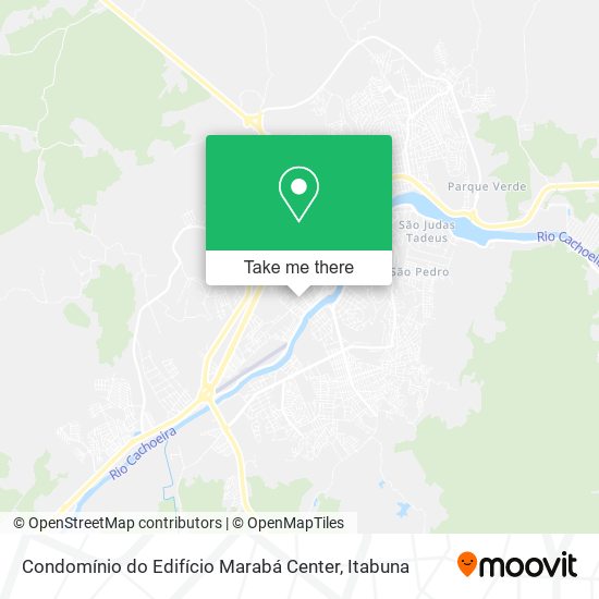 Mapa Condomínio do Edifício Marabá Center