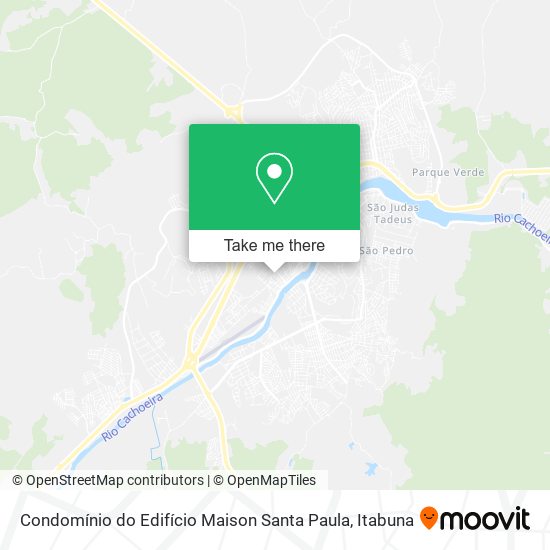 Condomínio do Edifício Maison Santa Paula map