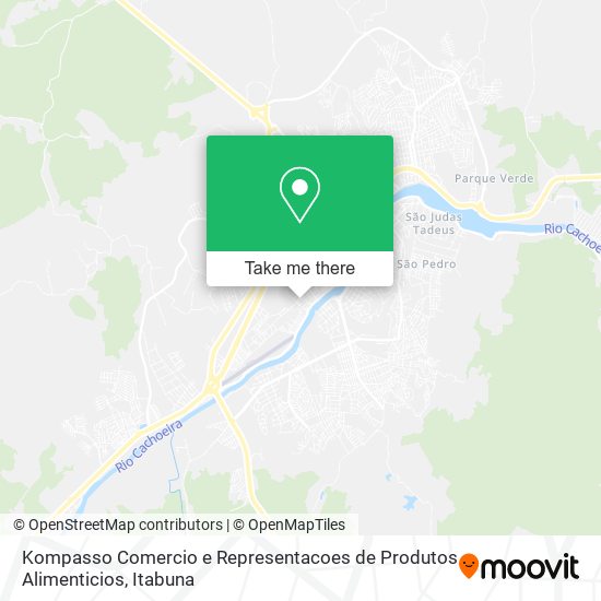 Mapa Kompasso Comercio e Representacoes de Produtos Alimenticios