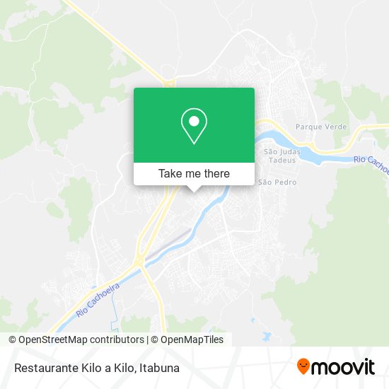 Mapa Restaurante Kilo a Kilo