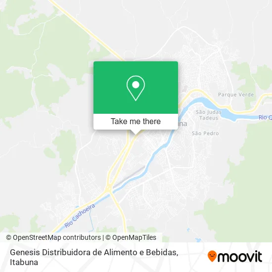 Genesis Distribuidora de Alimento e Bebidas map