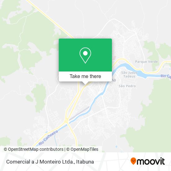 Comercial a J Monteiro Ltda. map
