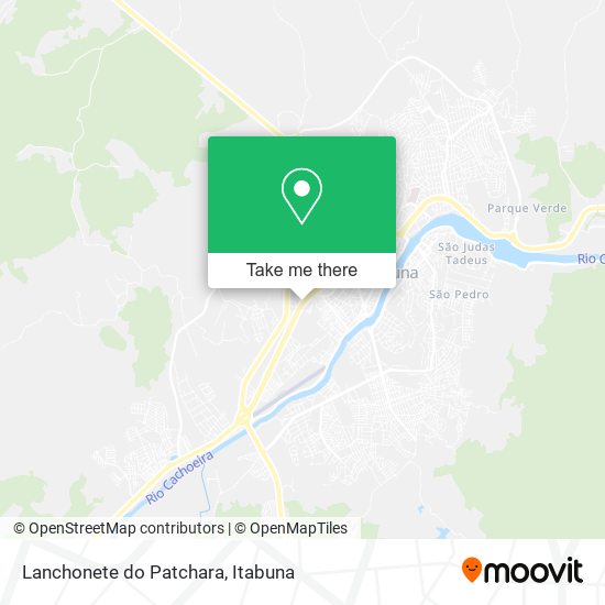 Mapa Lanchonete do Patchara