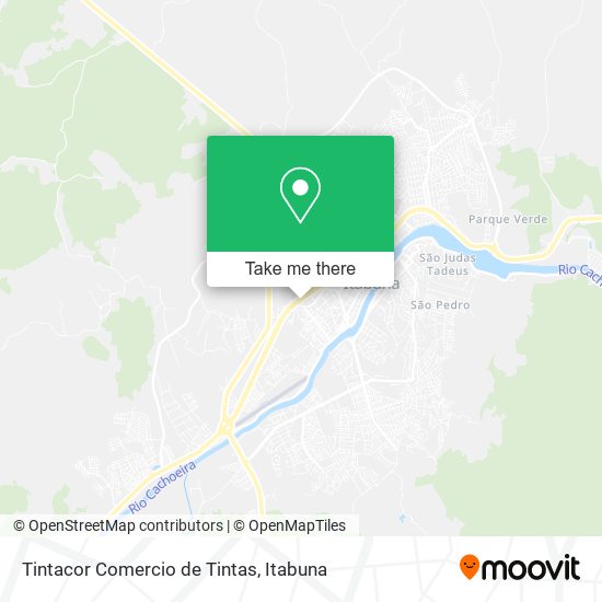 Tintacor Comercio de Tintas map