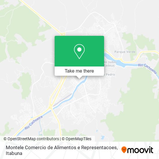 Montele Comercio de Alimentos e Representacoes map