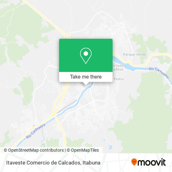 Mapa Itaveste Comercio de Calcados