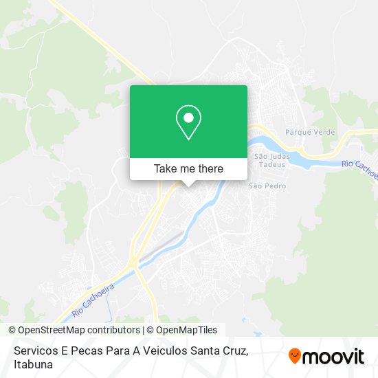 Servicos E Pecas Para A Veiculos Santa Cruz map