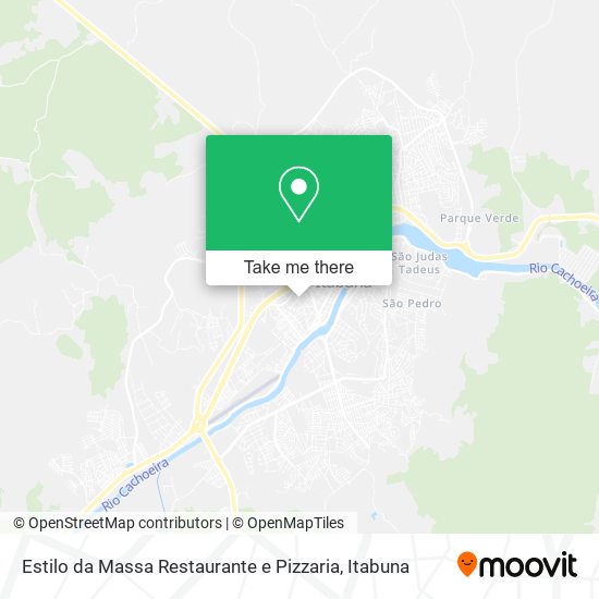 Mapa Estilo da Massa Restaurante e Pizzaria