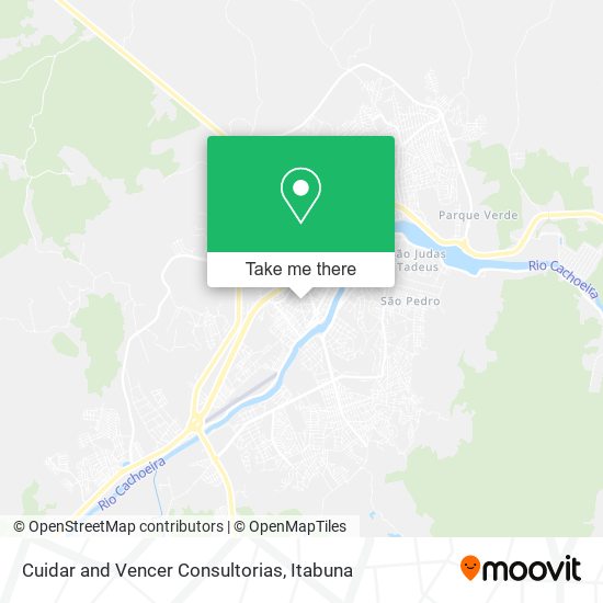 Mapa Cuidar and Vencer Consultorias